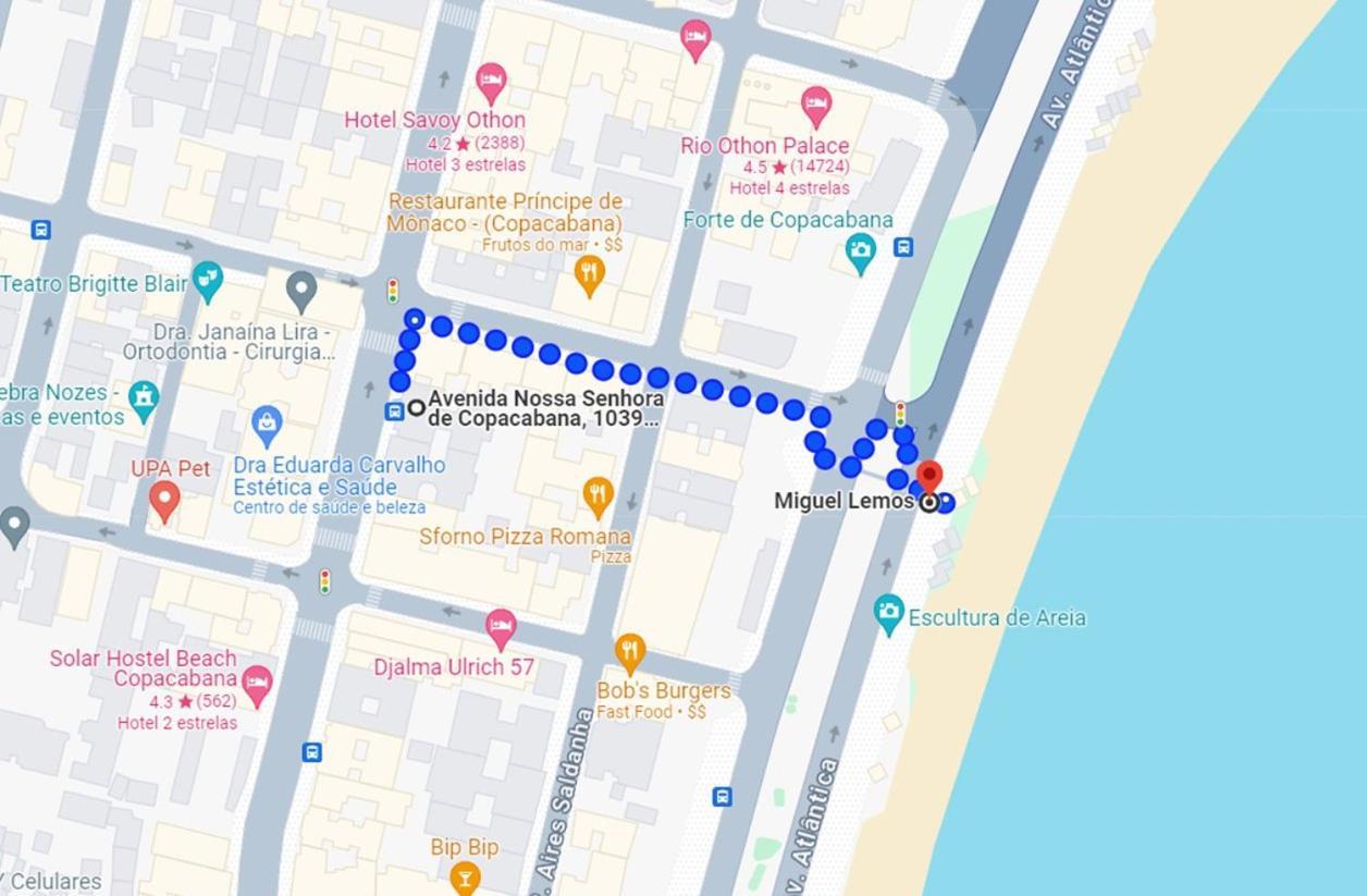 Bn13 - Apto Espacoso A 4 Min Da Copacabana * Rio de Janeiro